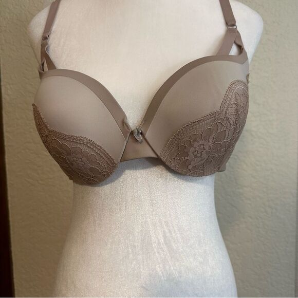 Maidenform Dreamwire Push Up Underwire Bra Beige Size 38C - Picture 10 of 11